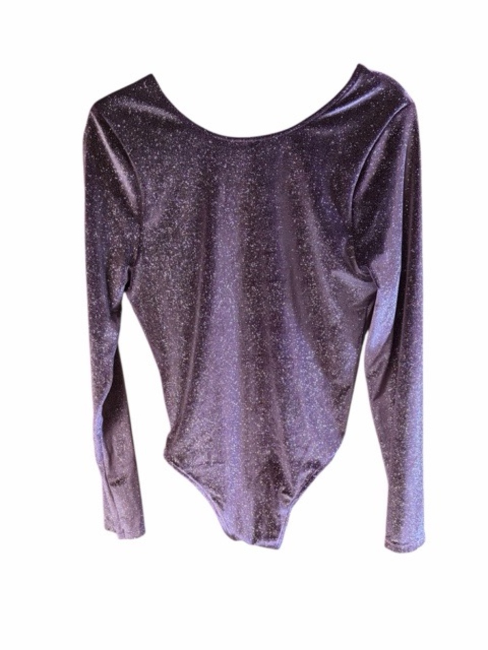 Victorias Secret Sport Glitter Long Sleeve Bodysuit